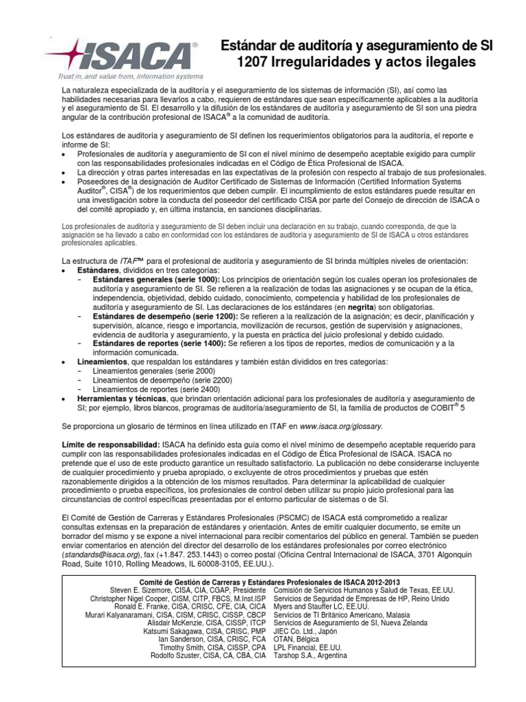1207 STD Spanish 1113 | PDF