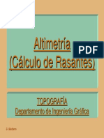 Calculo de Rasantes