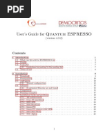 User Guide QESPRESSO