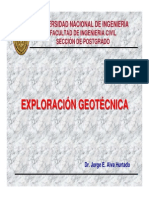 1. Exploración Geotécnica
