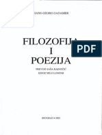 Hans Georg Gadamer - Filozofija i Poezija