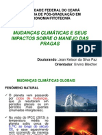 MUDANÇAS CLIMATICAS E SEUS IMPACTOS SOBRE AS   PRAGAS