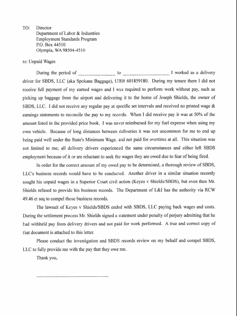 Letter To Lni | PDF
