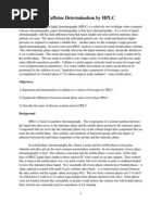 Download Caffeine Determination by HPLC by nga_yan SN18641961 doc pdf
