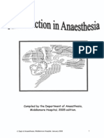 Anaesthesiology