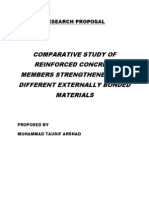 Comparative Study of Reinforced Concrete Members Strengthened With Different Externally Bonded Materials