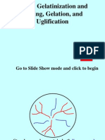 Starch Gelatinization, Pasting and Gelation Process