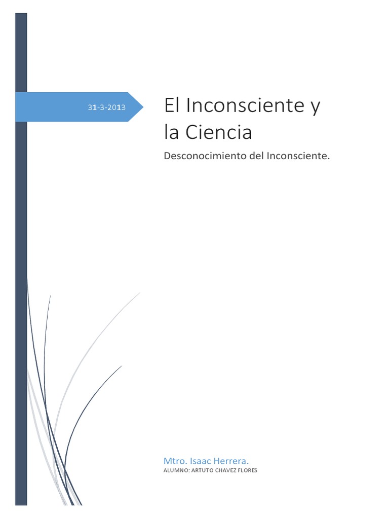 Inconsciente y Ciencia: Un Debate Actual | PDF | Science | Psique ...