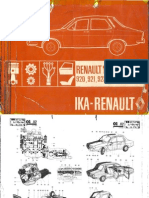 Renault 12 Catálogo de PIezas de Repuesto Desde 1971