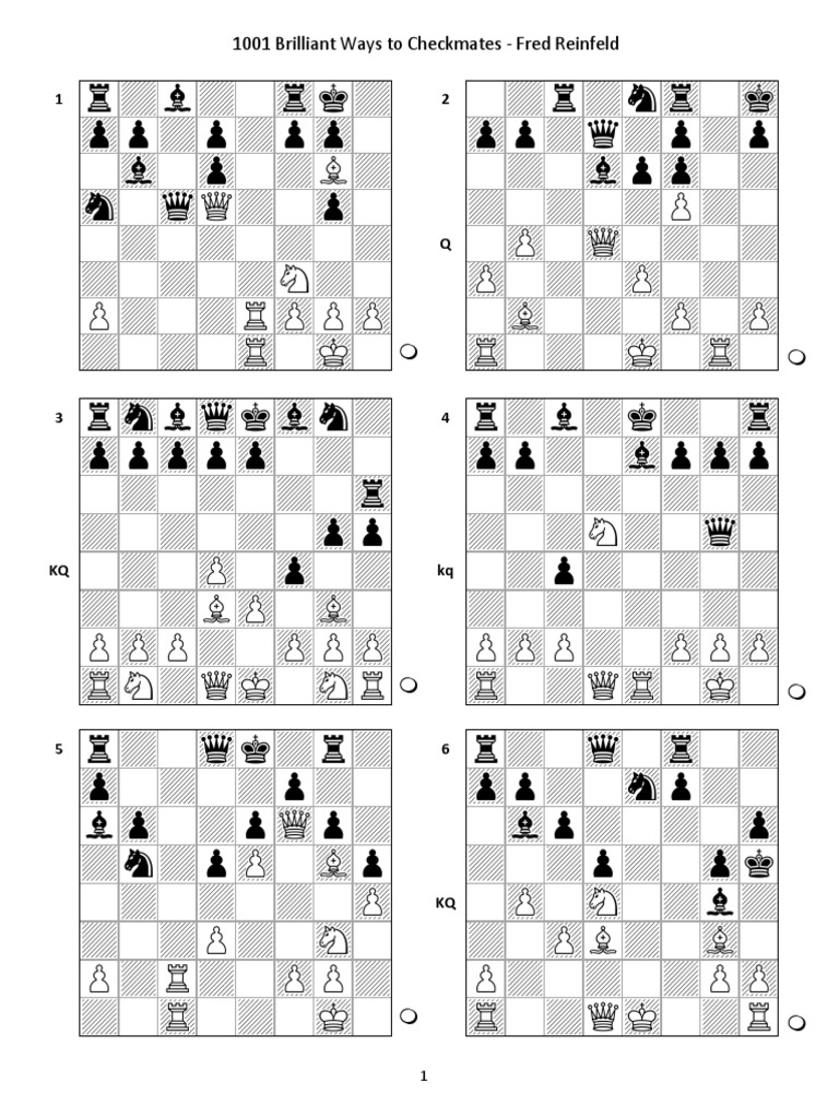 Chess Puzzles | PDF | Games Of Mental Skill | Chess Theory