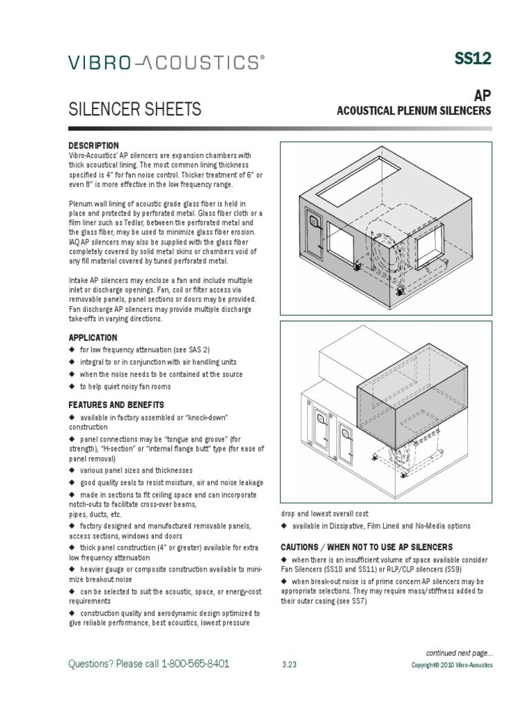Acoustical Plenum Si | PDF | Building Technology | Building