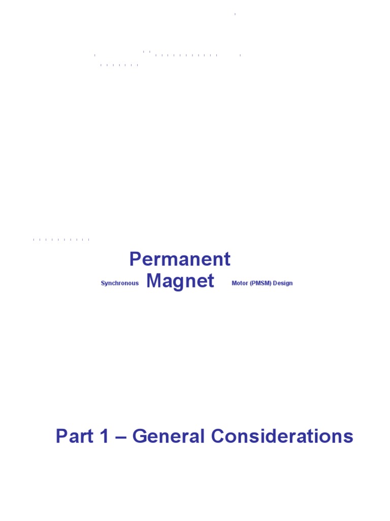 (112223881) 25 Permanent Motor Design PDF Electric Motor