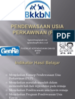 PUP (Pendewasaan Usia Perkawinan)