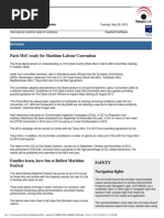 Latest maritime news from Europe and Asia