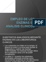 Empleo de Los Enzimas en Analisis Clinicos