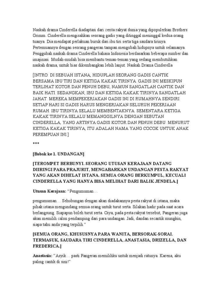Drama Teater Cinderella