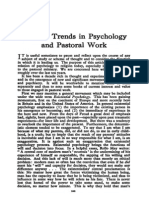 Current Trends in Psychology and Pastoral Work: Ministry