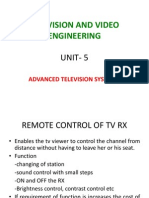 Television and Video Engineering: Unit-5