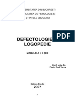 179156012 Defectologie Si Logopedie PDF