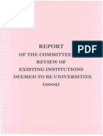 Complete Report On Deemed University - (Original)