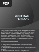 Modifikasi Perilaku