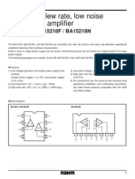 Dual op amp IC features low noise, high slew rate