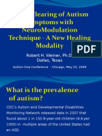 Rapid Clearing of Autism Symptoms With NeuroModulation Technique - A New Healing Modality