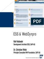 ESS & WebDynpro