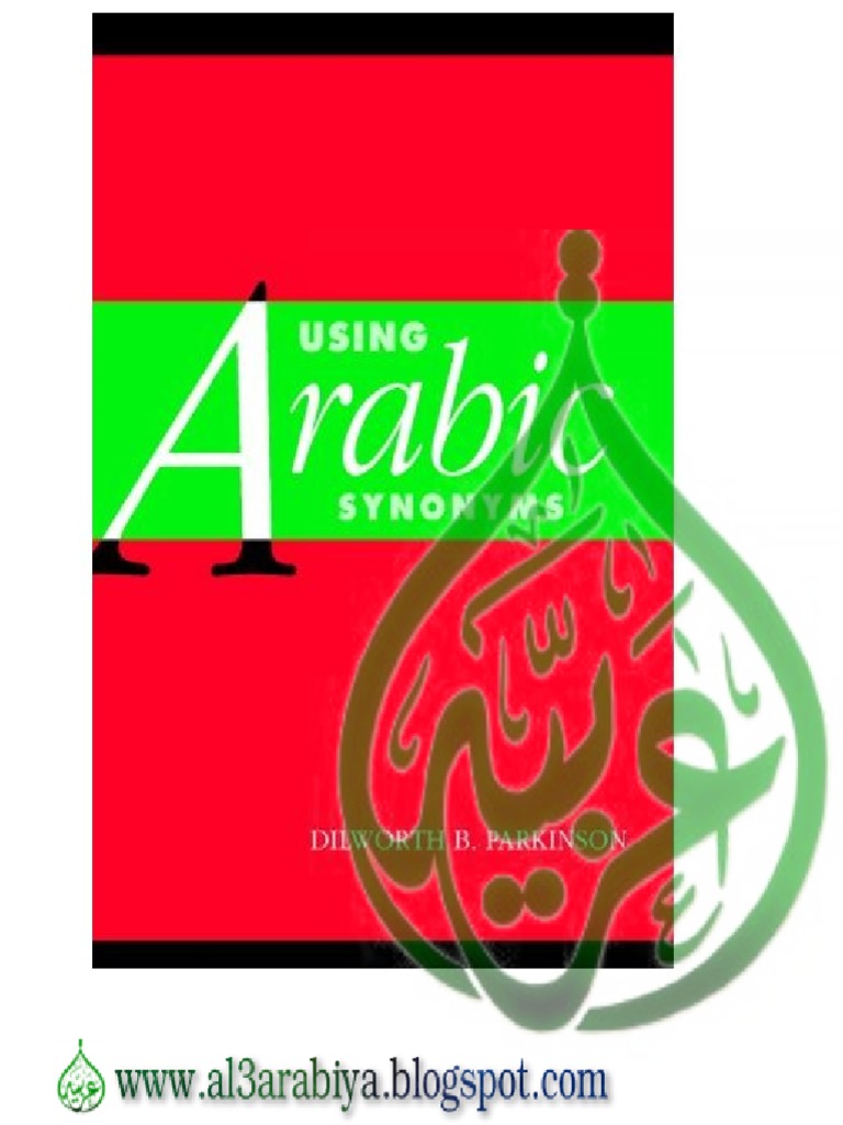 30.Using Arabic Synonyms