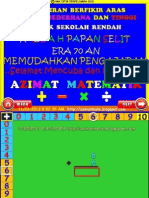 Modul Pengajaran Papan Selit Era 70 An.