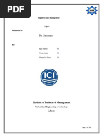 Sir Samnan: Supply Chain Management