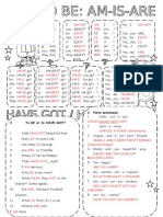 Have Got and To Be Worksheet 2 - Corregida