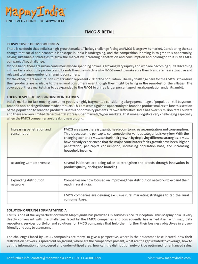 Fmcg business plan sample picture