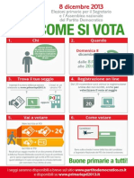 Primarie PD 8 dicembre 2013 , Come Si Vota