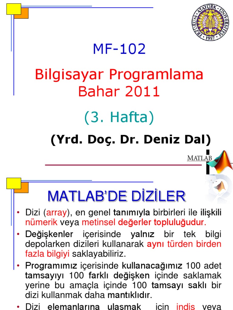 Matlab 3 | PDF