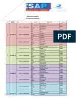 Esap Schedule - Odd Semester 2013-2014