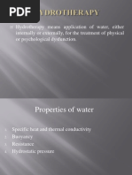Hydrotherapy Principles and Techniques | PDF | Nature