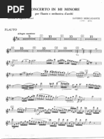 Mercadante. Concerto e Minor. Flute Part