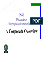 The Leader in Geographic Information Systems: A Corporate Overview