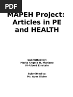 Download MAPEH Project by angela SN18652971 doc pdf
