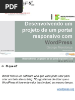 Desenvolvendo Um Projeto de Um Portal Responsivo Com WordPress