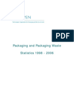Packaging and Packaging Waste Statistics 1998 - 2006