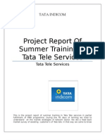 Summer Training Report