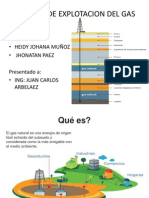 Proceso extracción gas