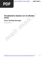Vocabulario Basico Idioma Fines 20779