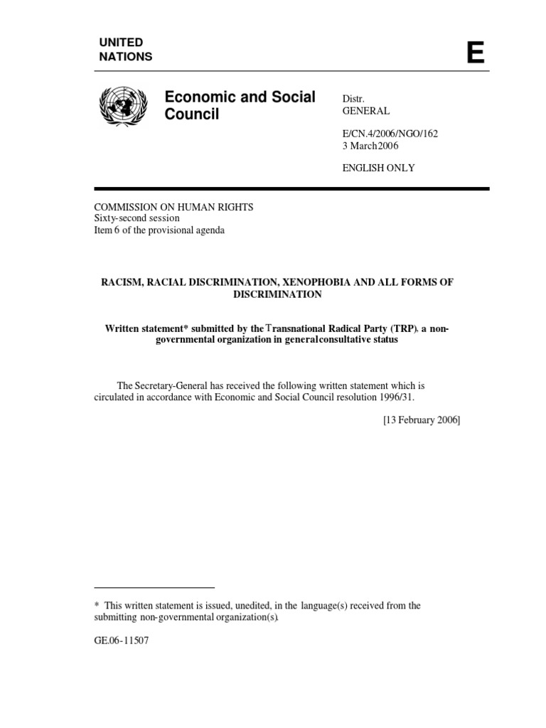 United Nations | PDF