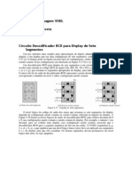 5ª Aula Prática - Projeto Decodificador BCD para Display de Sete Segmentos em VHDL