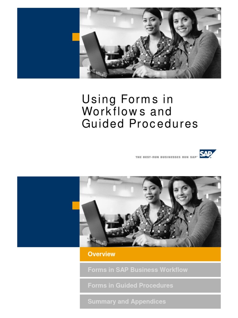 Using Forms in Workflows and Guided Procedures | PDF | Business Process ...