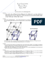 2012 Centrale MP Physique Chimie - Corrigé