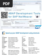 ABAP Development Tools Tutorials - Quick Reference Card